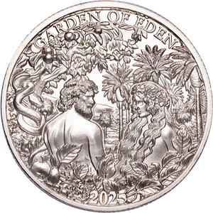 2025 Niue Half Dollar Bible Stories - Garden of Eden Main Image