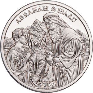 2025 Niue Half Dollar Bible Stories - Abraham & Isaac Main Image