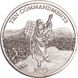 2025 Niue Half Dollar Bible Stories - Ten Commandments Main Image