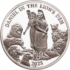 2025 Niue Half Dollar Bible Stories - Daniel in the Lion’s Den Main Image