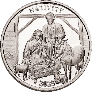 2025 Niue Half Dollar Bible Stories - The Nativity Main Image