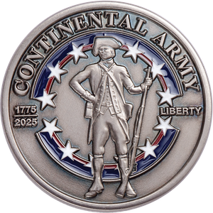 1775-2025 250 Years of Service Continental Army Challenge Coin Main Image