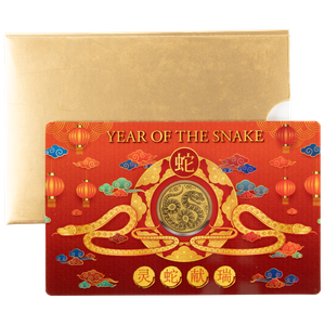 Year of the Snake Gold Coin Card Main Image