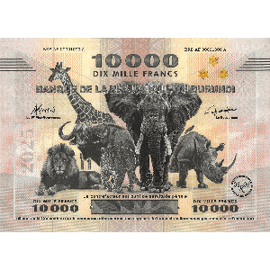 ND (2025) Burundi 10,000 Francs Bank Note Main Image
