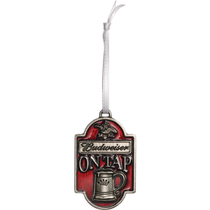 Budweiser On Tap Pewter Ornament Main Image