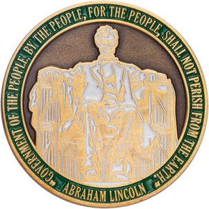 Lincoln Memorial Challenge Coin Main Image