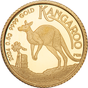 2024 Australia 1/2 Gram Gold $2 Mini Roo Main Image