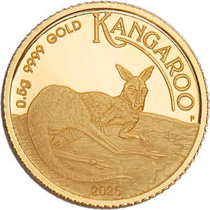 2025 Australia 1/2 Gram Gold $2 Mini Roo Main Image