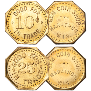 Circa 1965-1975 Gem Coin Company Store Token Main Image