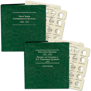 1999-2009 50 State and D.C. & U.S. Territories Commemorative Quarter Album Set, Vols. 1 & 2 Main Image