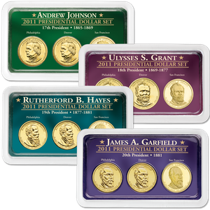 2011 All Four PDS Presidential Dollar Showpaks Main Image