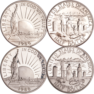 1986 D&S Statue of Liberty Half Dollar Commemoratives Main Image