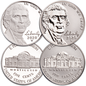 2020-W Jefferson Nickel Set Main Image