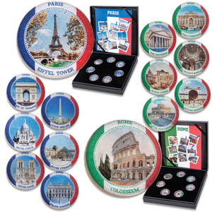 Cities of the World Colorized Collection - Paris & Rome Main Image