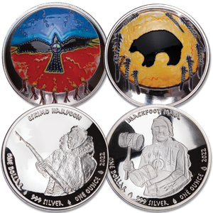 2022 Jamul 1 oz. Silver $1 Curved Weapons Set Main Image