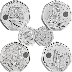 2022-2023 Great Britain 50 Pence Harry Potter Series Main Image
