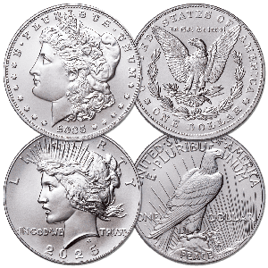 2025 Morgan & Peace Silver Dollars Main Image