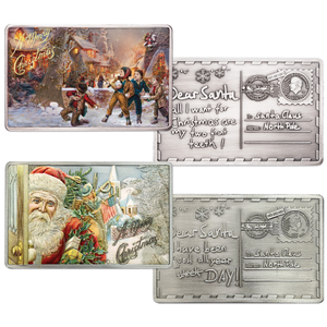 2022-2023 Cameroon 500 Francs CFA Santa Postcard Set Main Image