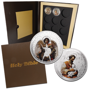 2025 Ghana 1 oz. Silver 5 Cedis Patron Saints Coins with Box Main Image