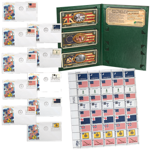 Historic Flags & Stamp Set Main Image