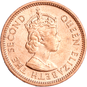 1958 British East Caribbean Half Cent, Uncirculated Main Image