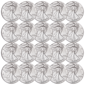 2025 Twenty $1 American Silver Eagles Main Image