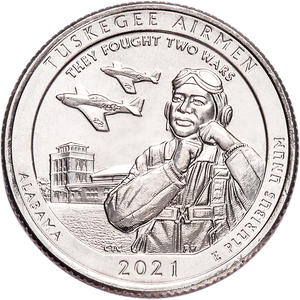 2021-P Ten Tuskegee Airmen National Historic Site Quarters Main Image