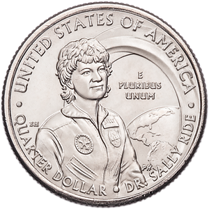 2022-D Ten Dr. Sally Ride U.S. Women Quarter Main Image