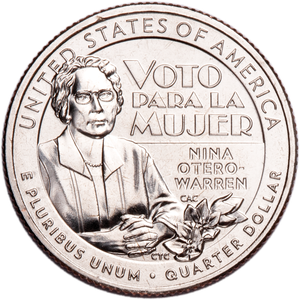 2022-P Ten Nina Otero-Warren U.S. Women Quarters Main Image