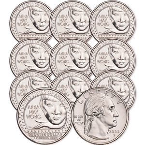 2022-D Ten Anna May Wong U.S. Women Quarters Main Image