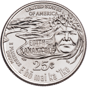 2023-P Ten Edith Kanaka'ole U.S. Women Quarters Main Image