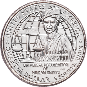 2023-P Ten Eleanor Roosevelt U.S. Women Quarters Main Image