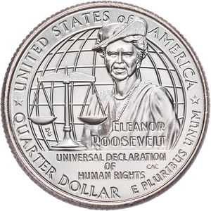 2023-D Ten Eleanor Roosevelt U.S. Women Quarters Main Image