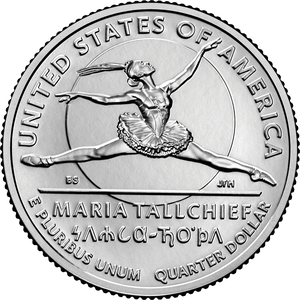 2023-D Ten Maria Tallchief U.S. Women Quarters Main Image