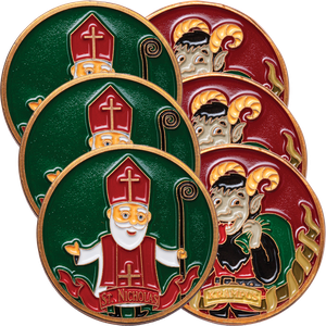 2023 Three Naughty or Nice Challenge Coins Main Image