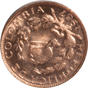 1967-1975 Colombia Clad 1 Centavo Main Image