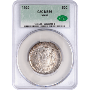 1920 Maine Centennial Silver Half Dollar Main Image