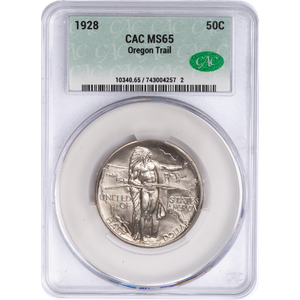 1928 Oregon Trail Memorial Silver Half Dollar Main Image