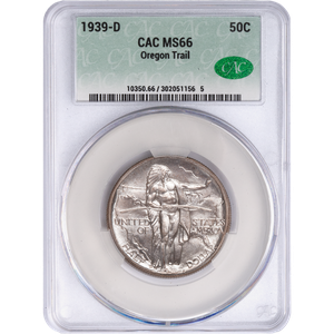 1939-D Oregon Trail Silver Half Dollar Main Image