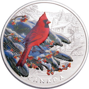 2023 Canada 1 oz. Silver $20 Northern Cardinal Main Image