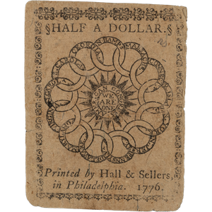1776 Half Dollar Continental Currency Main Image