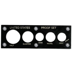Cap Holder Prf Set 5 Coin W/Screws Main Image