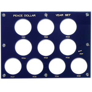Cap Hldr Peace $1 Year Set W/Screws Main Image