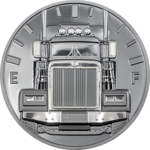 2022 Cook Islands 2 oz. Silver $10 Truck Main Image