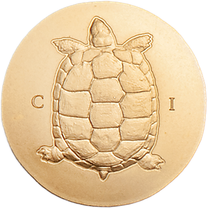 2022 Cook Islands 1/2 Gram Gold $5 Tortoise Main Image