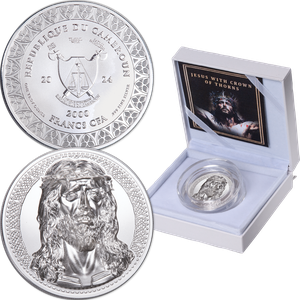 2024 Cameroon 1 oz. Silver 2000 Francs CFA Jesus Main Image