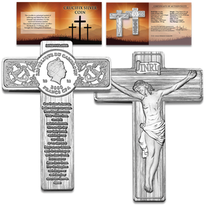 2021 Cameroon 1 oz. Silver $2 Crucifix Main Image