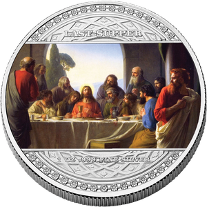 2024 Republic of Cameroon 1 oz. Silver 2000 Francs CFA - Last Supper Main Image