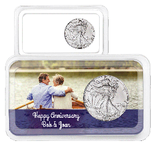 Personalized 2026 American Silver Eagle Showpak Main Image