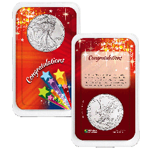Personalized Congratulations 2026 American Silver Eagle Showpak Main Image